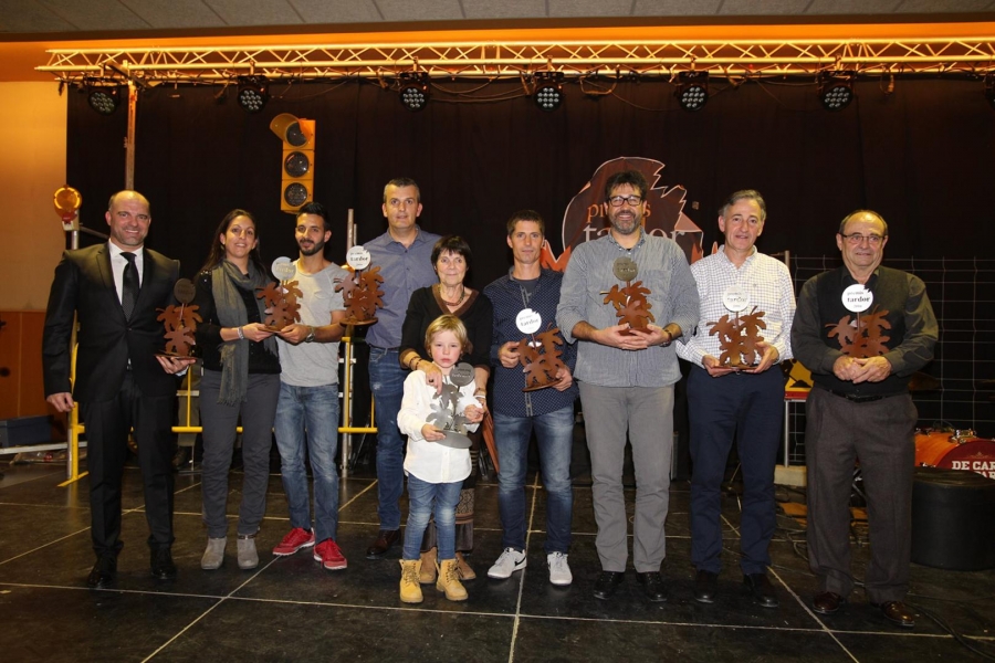 Els guanyadors dels Premis Tardor 2016. Foto: Jordi Muntal