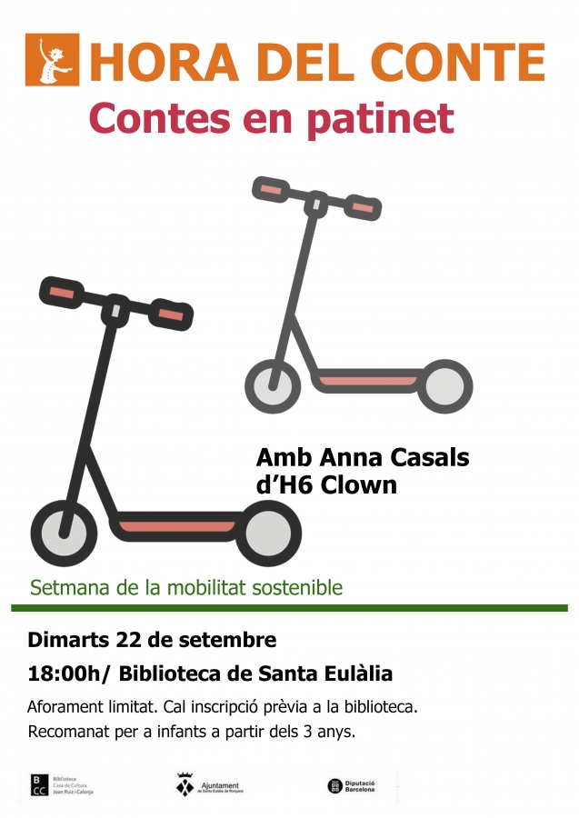 Hora del conte: contes en patinet!