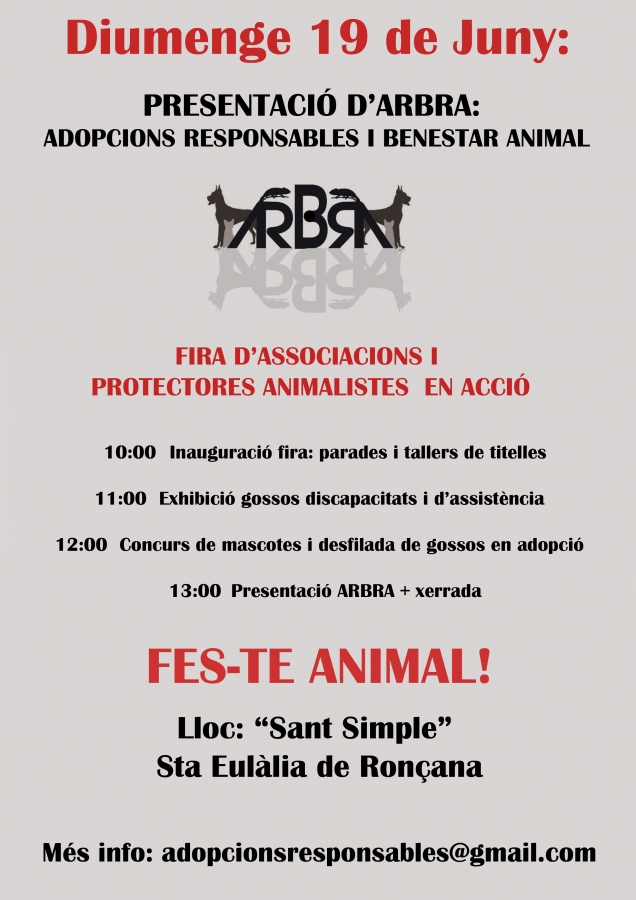 Cartell de la presentació