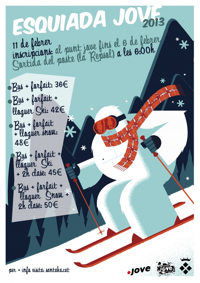 Cartell de l’esquiada