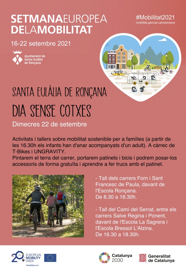 Setmana de la Mobilitat: Dia sense cotxes