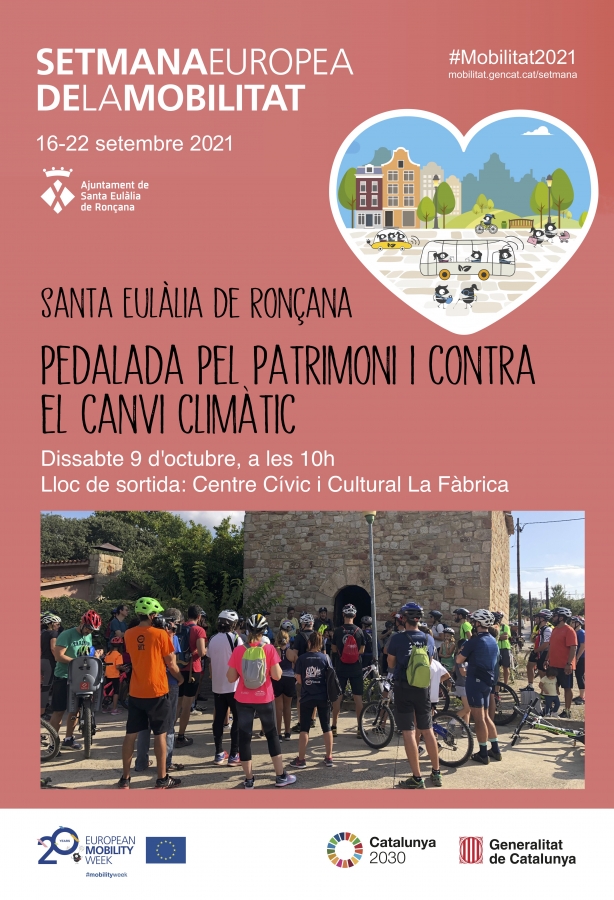 Setmana de la Mobilitat: Pedalada pel patrimoni i contra el canvi climàtic