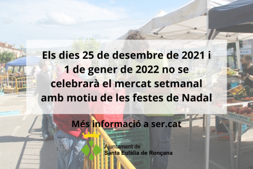 Mercat setmanal Nadal