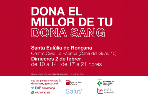 Campanya donació de sang