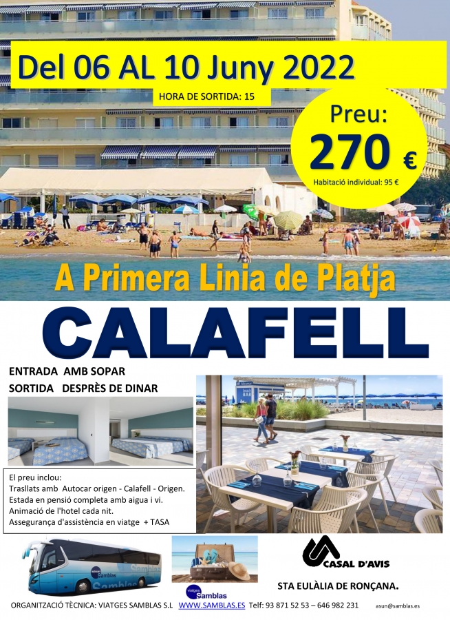 Sortida a Calafell