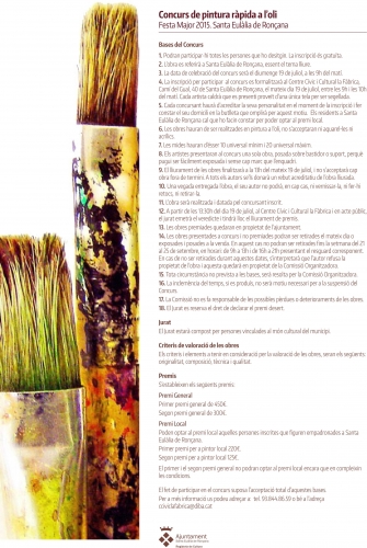 Bases pintura ràpida a l'oli 2015