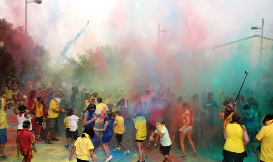 La Holi Party del 2014 amb tots els colors