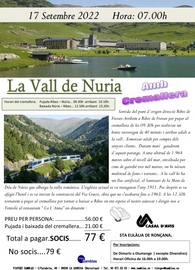 L'avi viatger: la Vall de Núria
