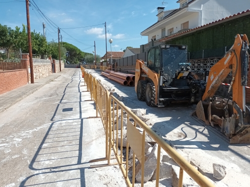 xarxa de clavegueram del carrer Tórtora 