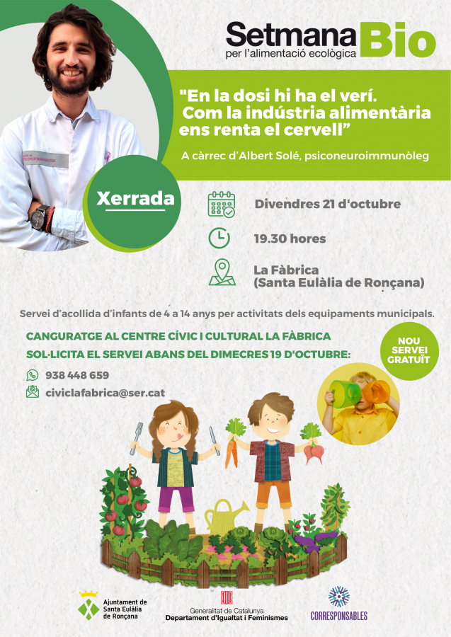 cartell xerrada Setmana Bio