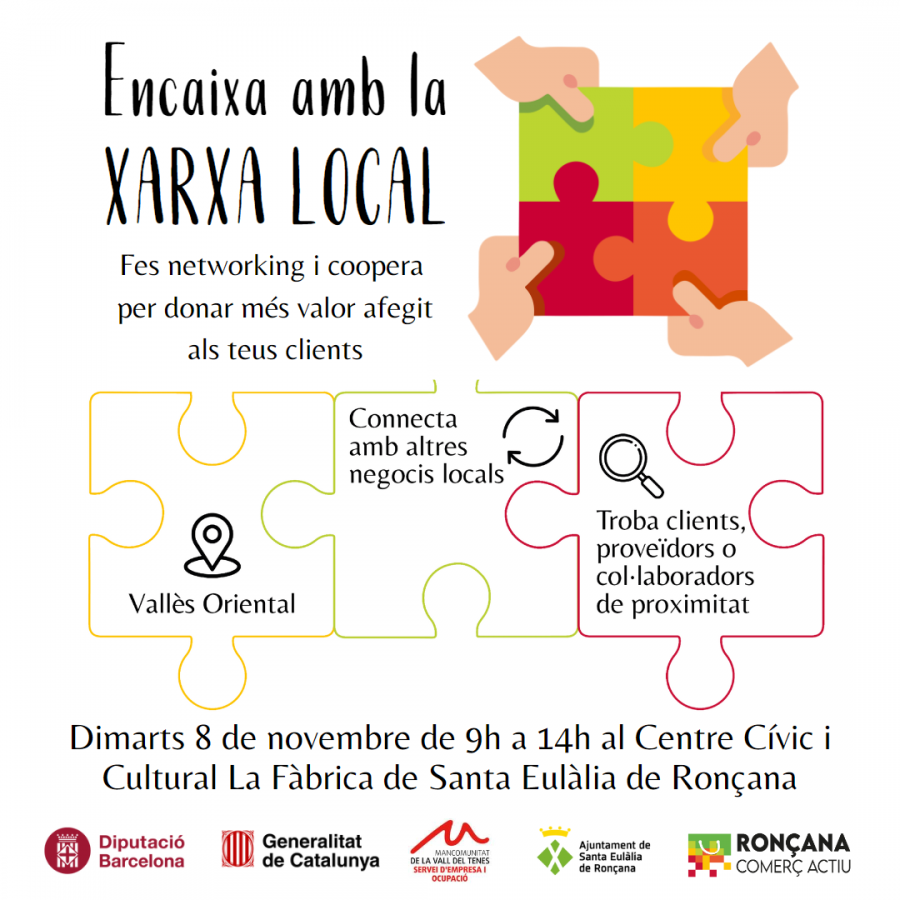 Encaixa amb la Xarxa local 2ª edició és la sessió de networking 