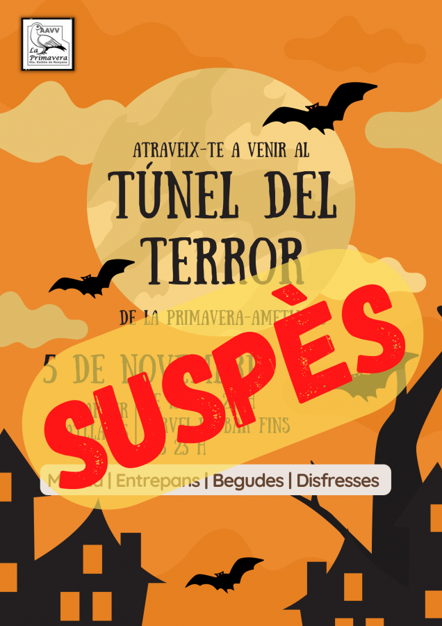 Túnel del terror SUSPÈS