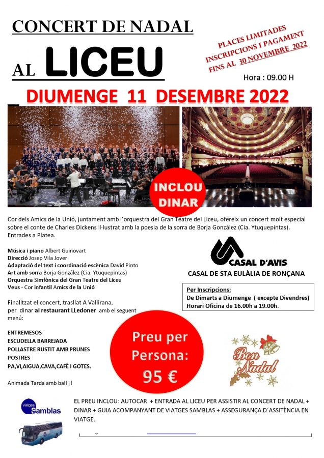 Concert de Nadal al Liceu