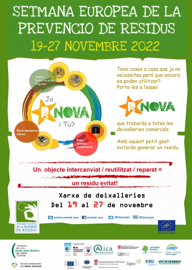Setmana Europea de la prevenció de residus - RNOVA 2022