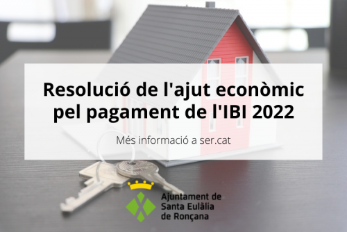 Resolució ajuts IBI 2022