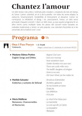 12è Cicle Eulaliana_programa de mà