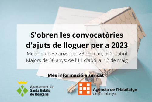 Ajuts lloguer 2023