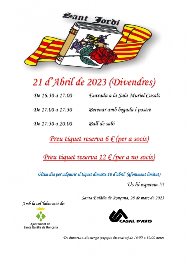 Sant Jordi 2023