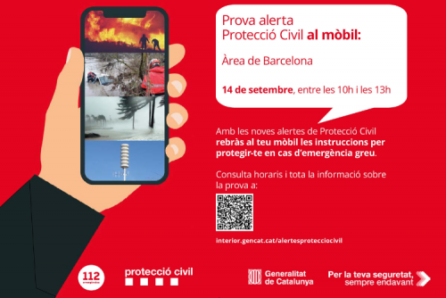 Prova alerta Protecció Civil