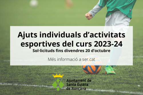 Ajuts individuals activitats esportives