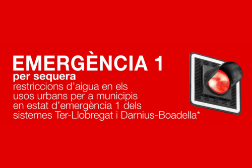 Emergència 1 per sequera