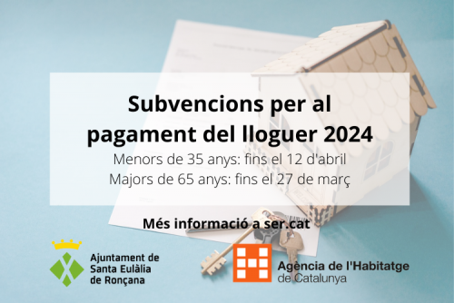 Subvencions lloguer 2024