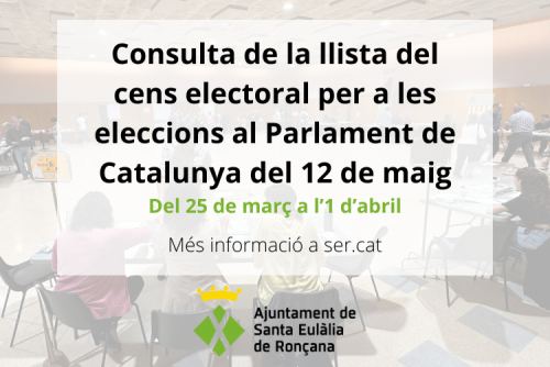 Consulta llista cens