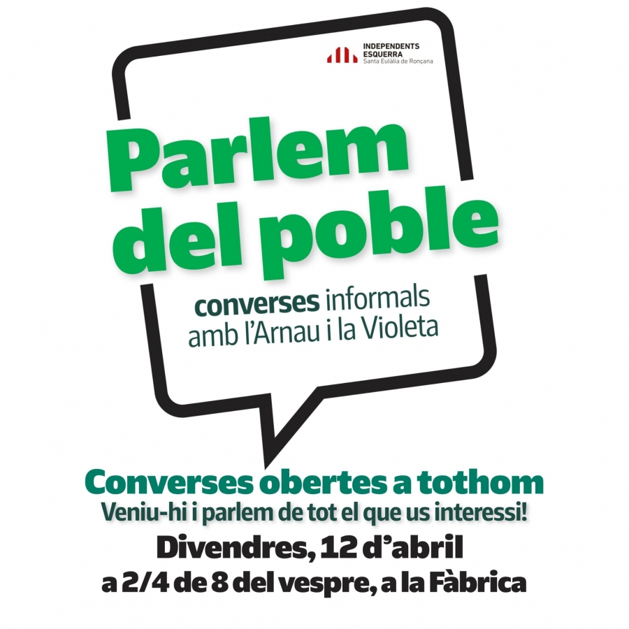 Parlem del poble