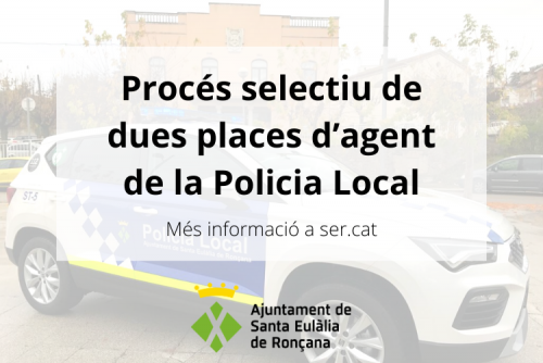 Procés selectiu Policia local