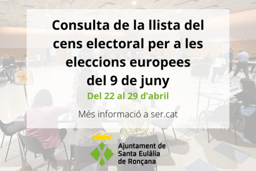 Cens eleccions europees