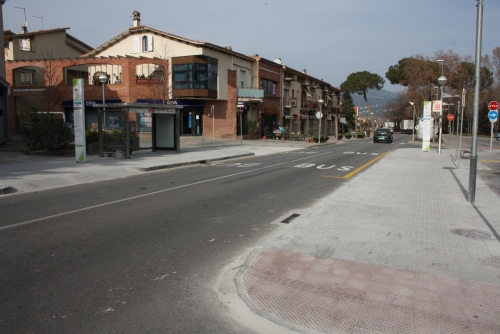 Les noves parades d'autobús de La Sala