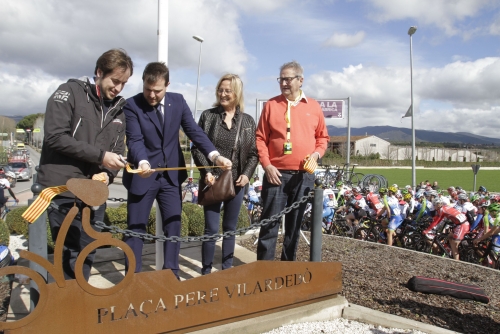 Inauguració de la plaça Pere Vilardebò - Griselda Escrigas/El 9 Nou