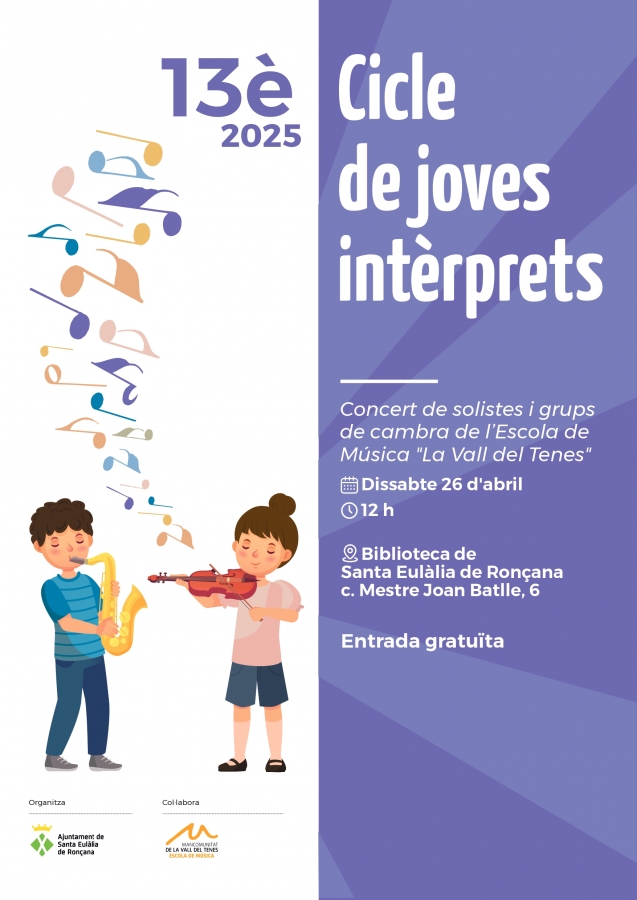 13è Cicle de Joves Intèrprets