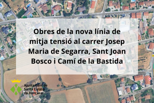 Obres línia mitja tensió