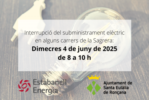 Tall electricitat Sagrera