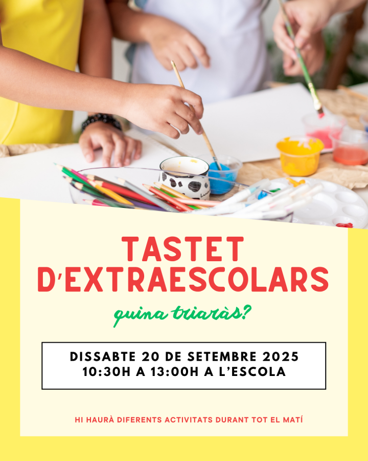 Tastet d'extraescolars 2025 - AFA La Sagrera