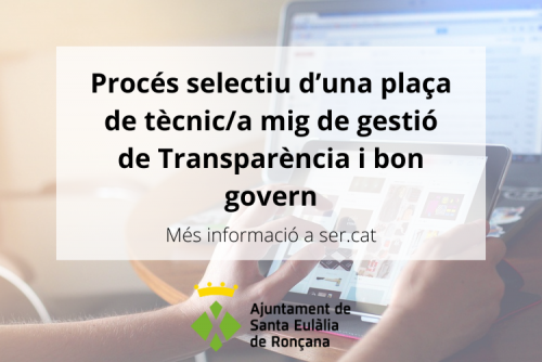 Procés selectiu transparència i bon govern