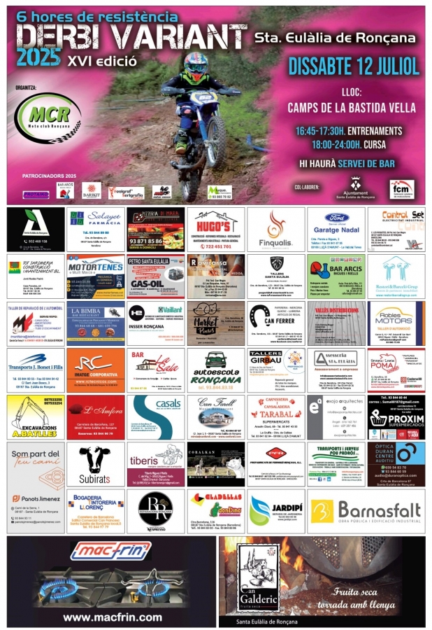 6 hores resistència Derbi Variant