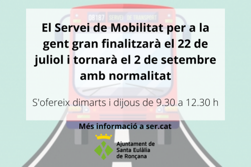 Servei de mobilitat estiu