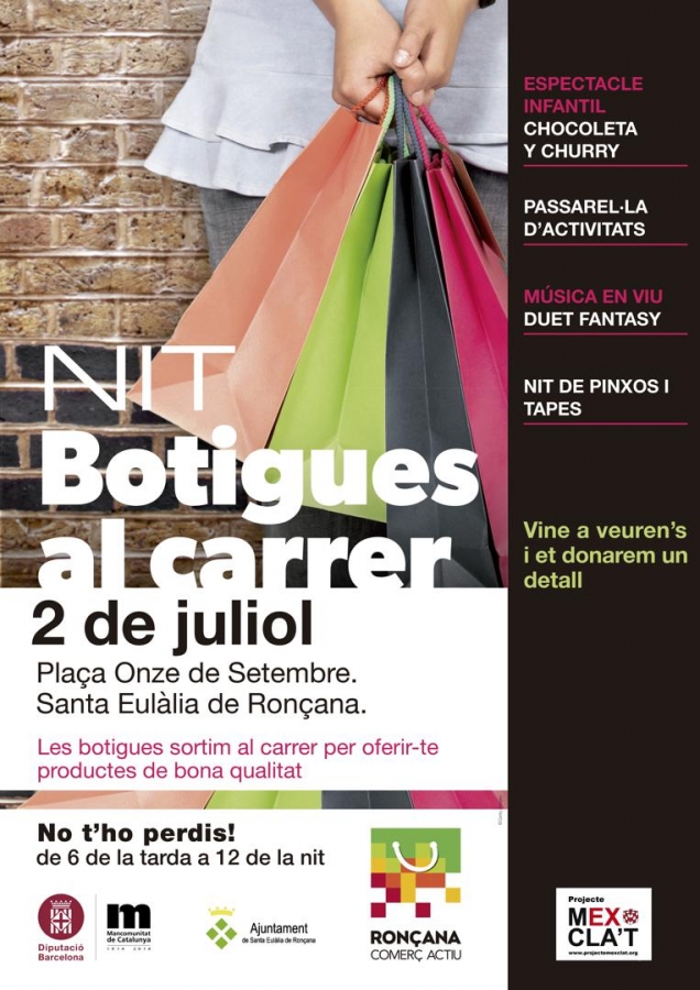 Nit botigues al carrer