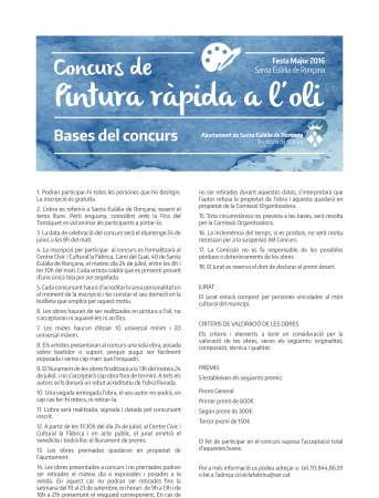 Bases concurs pintura ràpida a l'oli