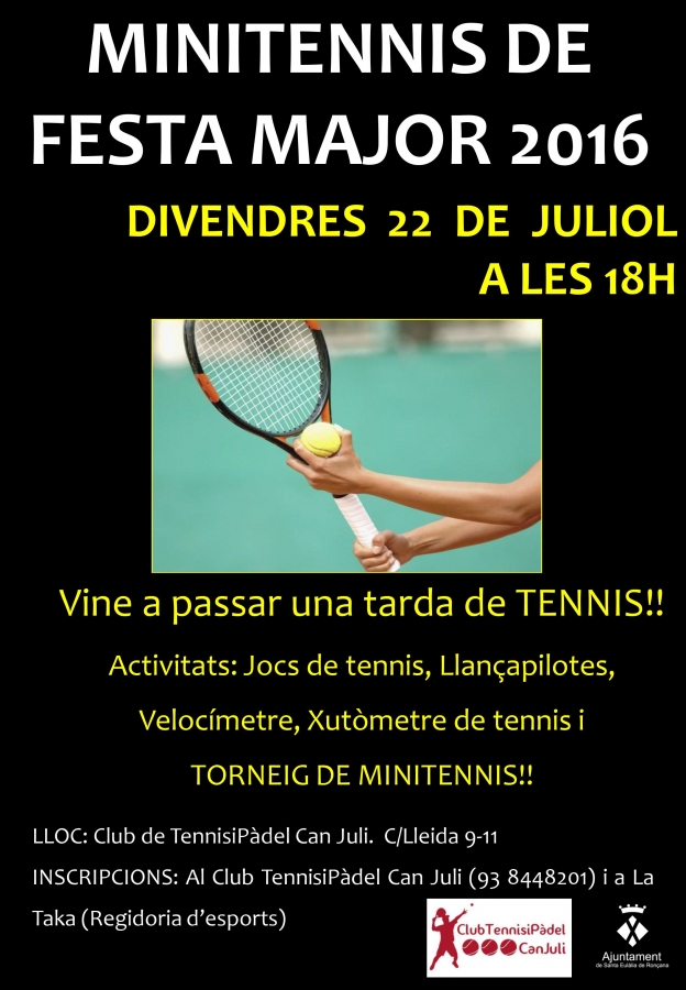Mini tennis a Can Juli