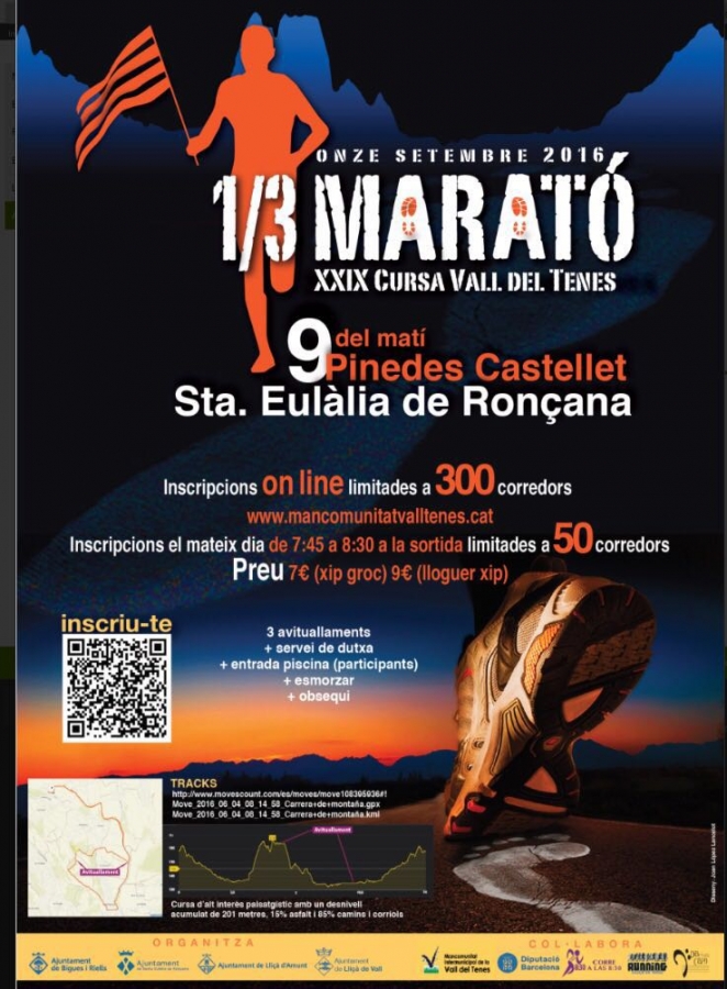 1/3 Marató Vall del Tenes 2016