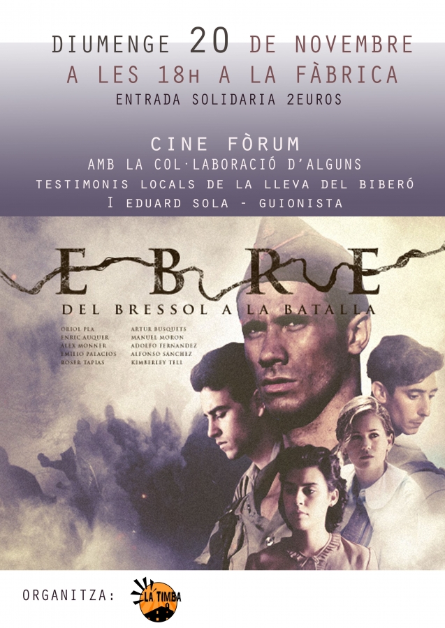 Cine fòrum: "Ebre, del bressol a la batalla"