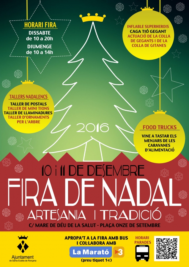 Cartell Fira de Nadal 2016