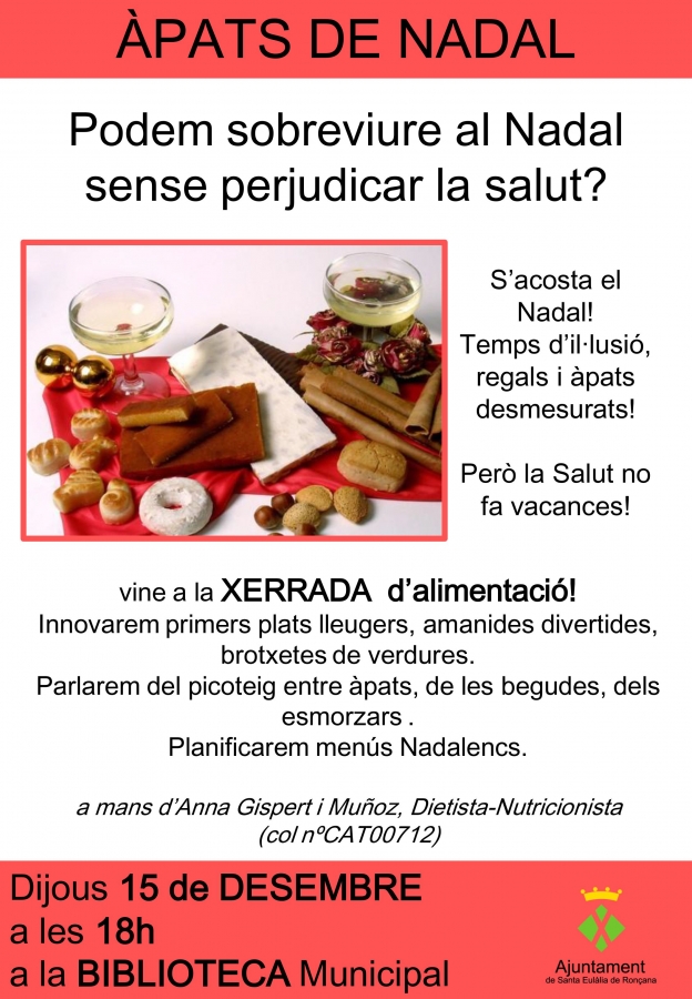 Cartell xerrada Nadal