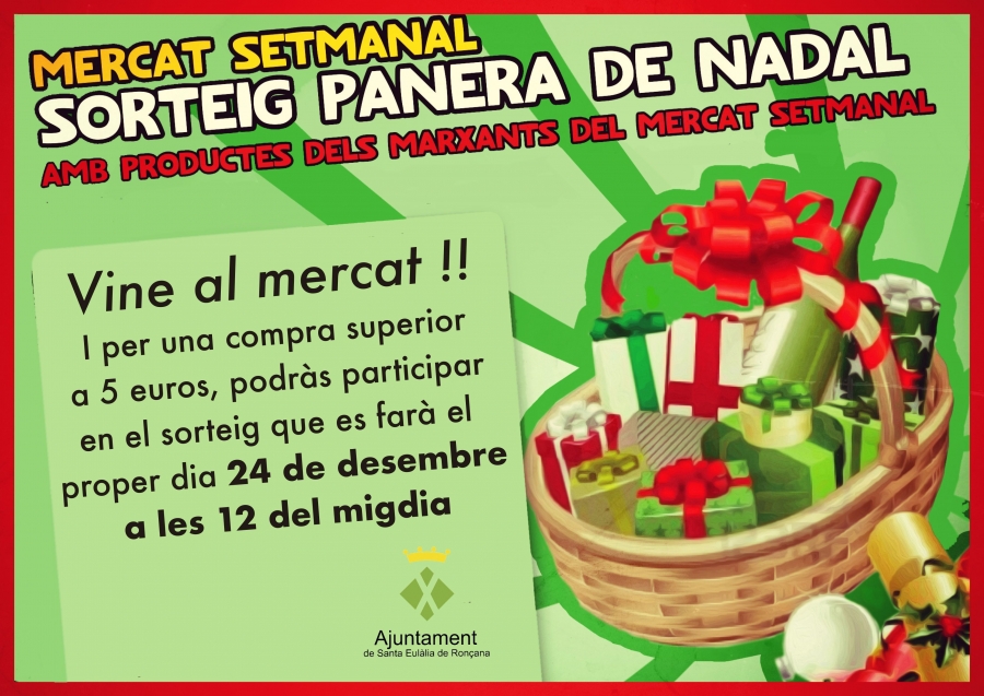 Sorteig panera Nadal mercat setmanal