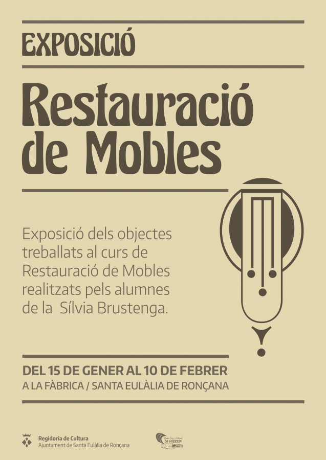Exposició Restauració de Mobles