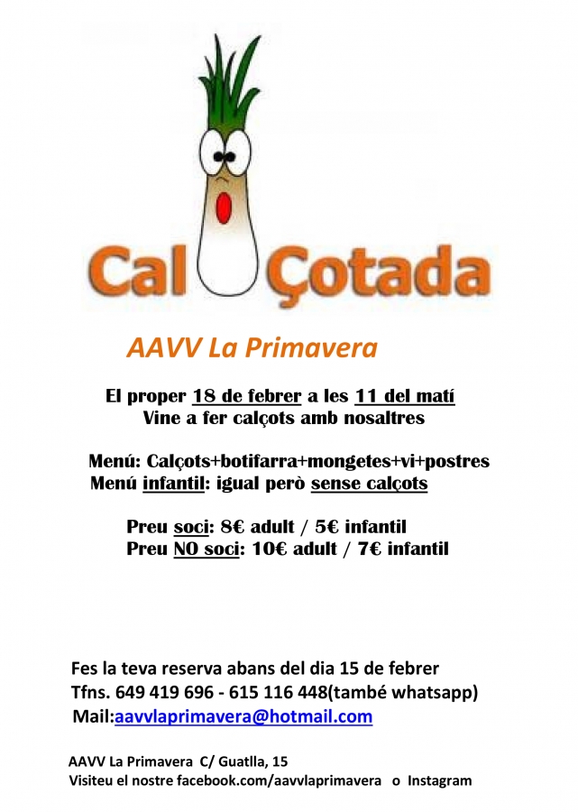 Calçotada La Primavera