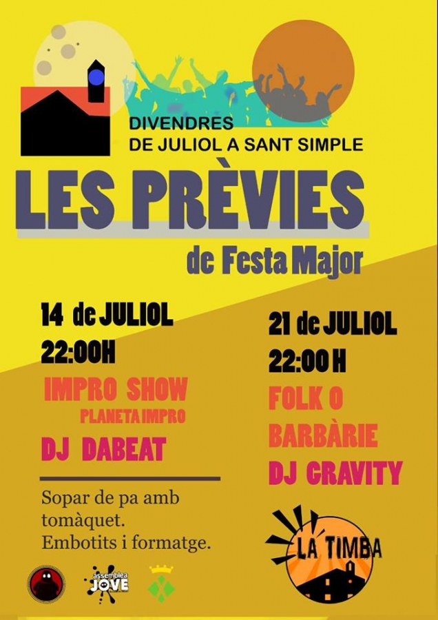 Prèvies Festa Major La Timba